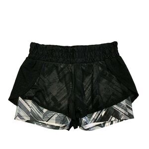 Marika 2 in 1 Running Shorts Womens M Medium Outer Mesh Athletic Stretch Workout